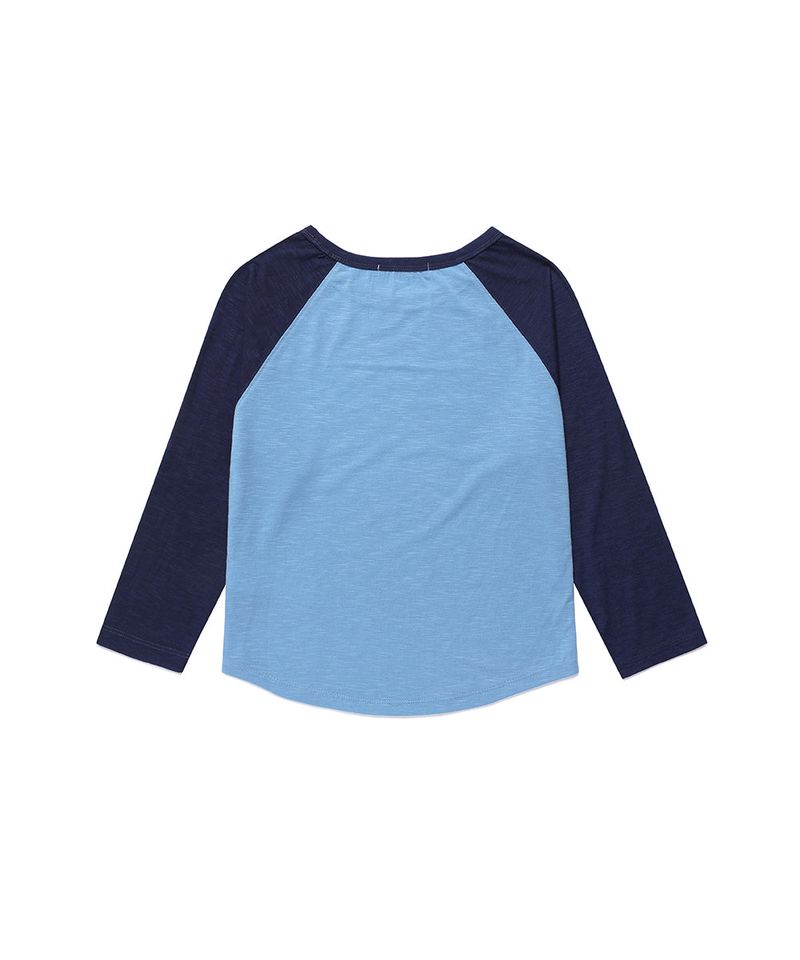 VINTAGE MUSIC RAGLAN TEE BLUE(CV2GFFT551A)