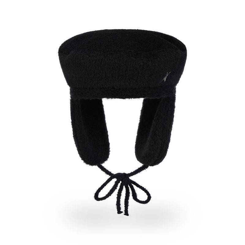 VA Stud Fly Wool Beret / Black
