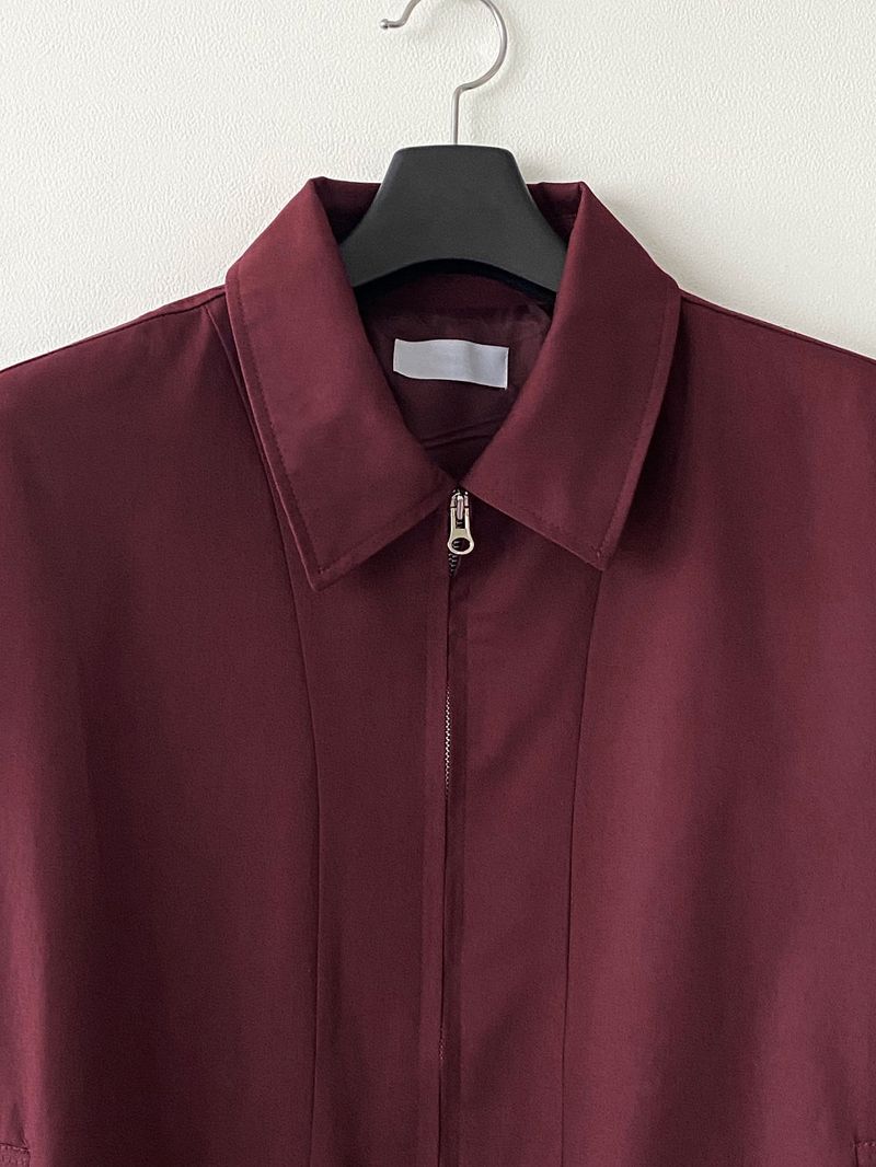 Snap detail blouson jacket