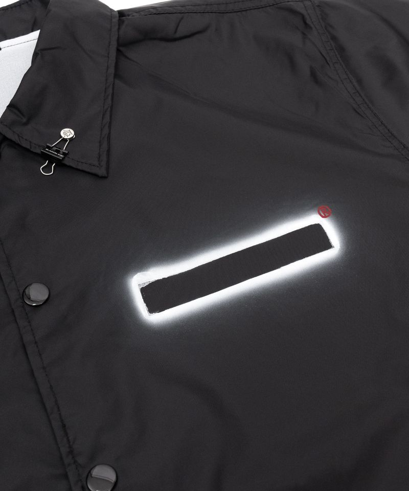 BBD Empty Sprayed Logo Coach Jacket (Black)