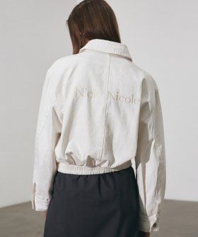 NICK&NICOLE（ニック＆ニコール）の「ニコルウォッシュドデニムブルゾン（ジャケット/アウター）」