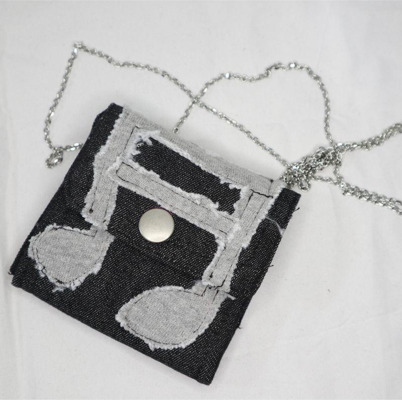 [MADE] mini music notes_ chain bag~*