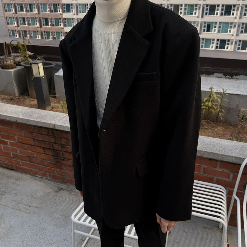 ASCLO Minimal Wool FW Blazer (2color)