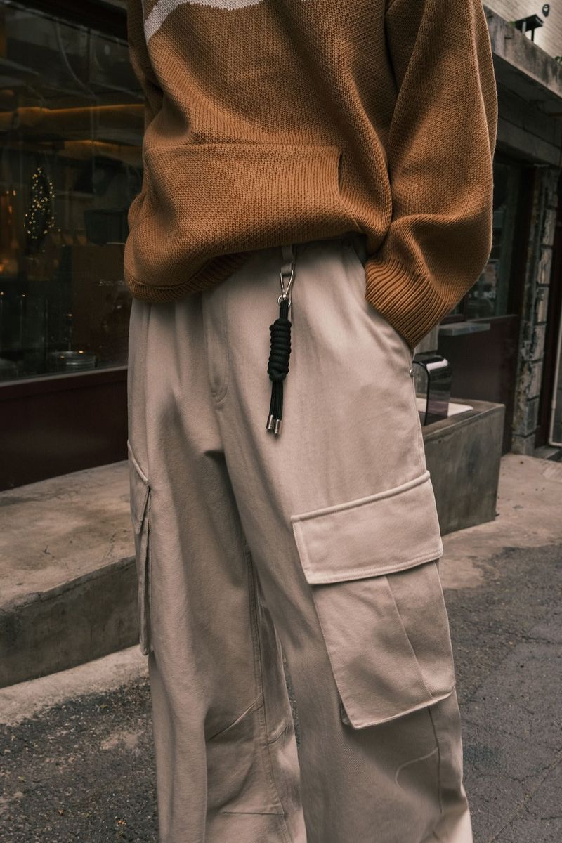 COTTON DART CARGO PANTS