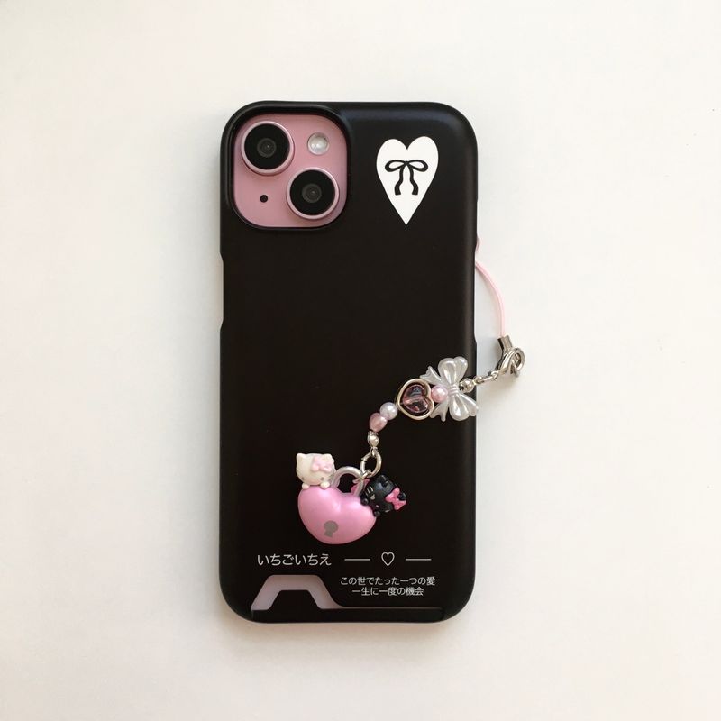 ICHIGOICHIE Card Pocket Case - BLACK
