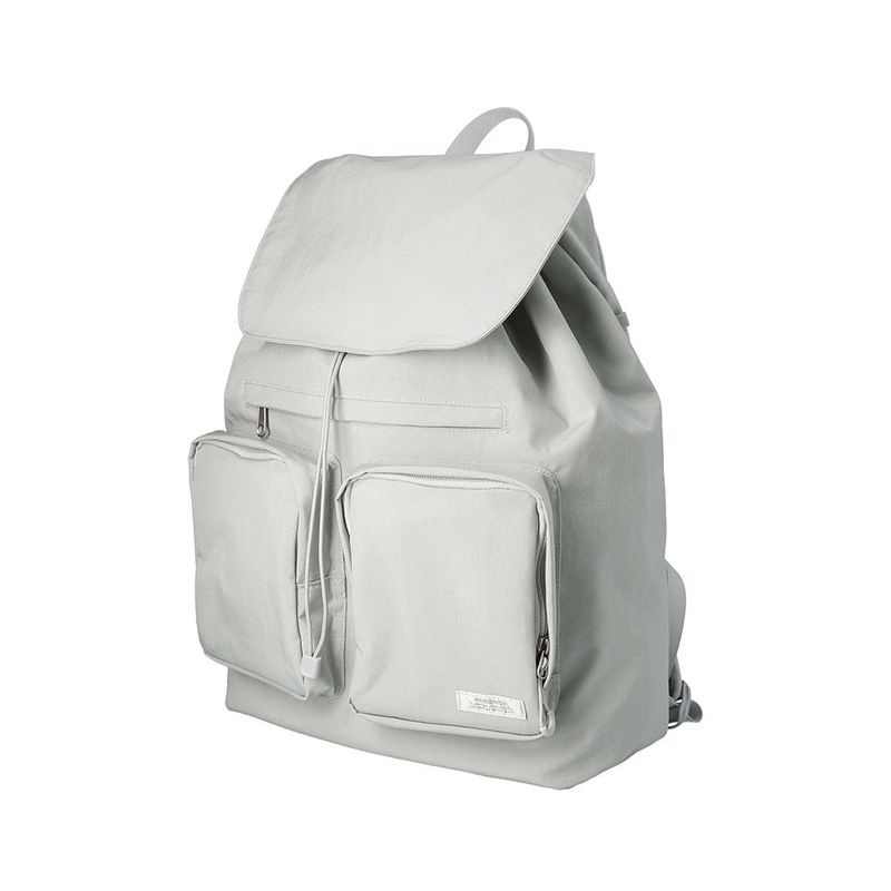 FLAP STRING BACKPACK / GRAY
