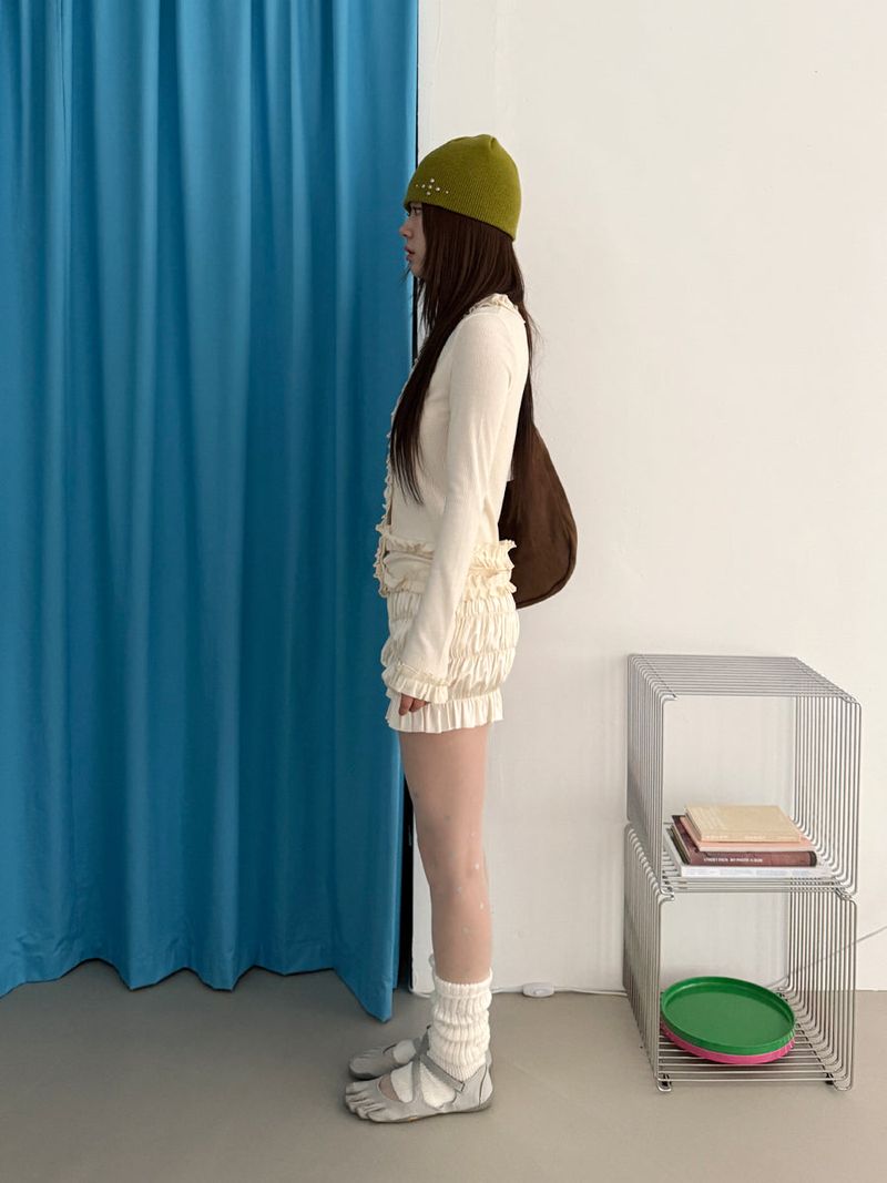 lady frill cardigan 