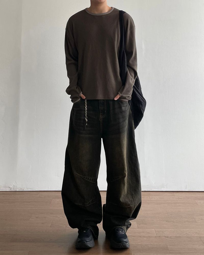 Mood Tinted Black Denim Pants