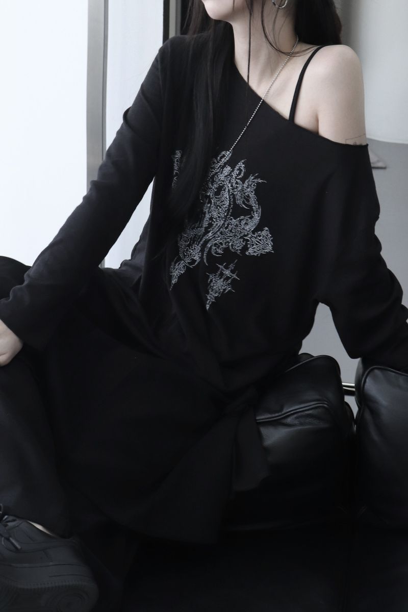 tattoo printing long sleeve T