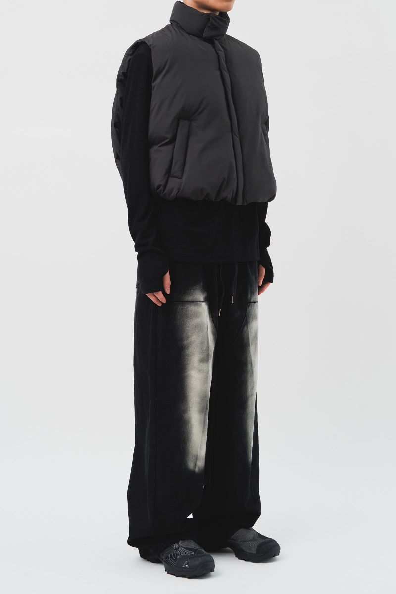 Toa Cropped Padding Vest (2color)