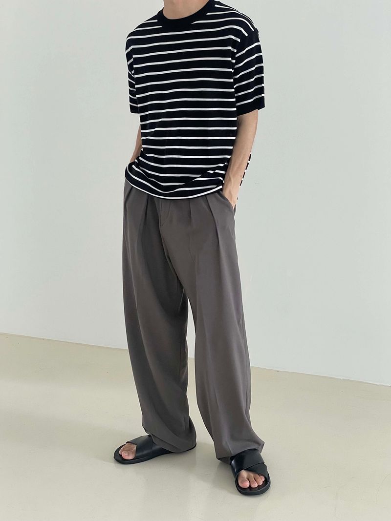 Berlin tension semi-wide slacks