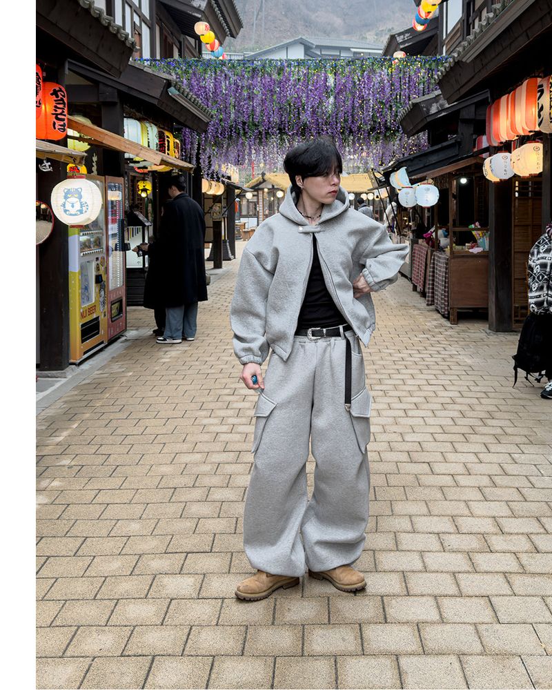 Neo Bonded Cargo Belt Sweat Pants