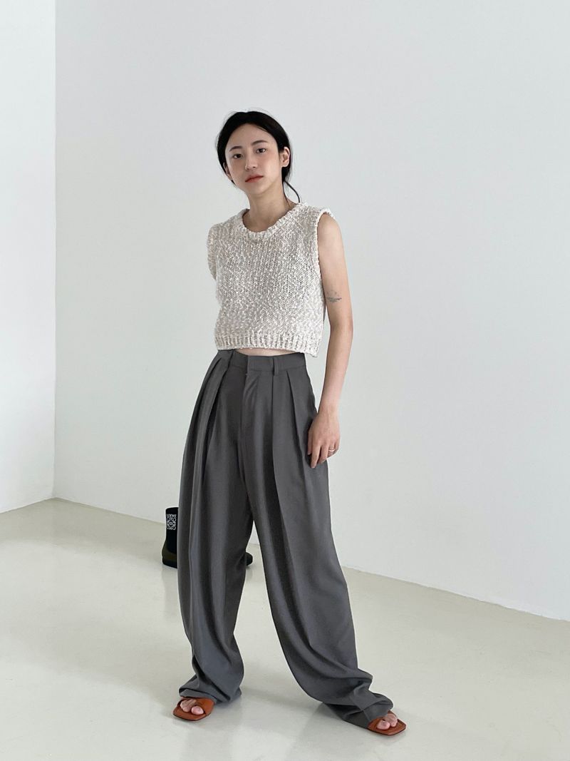 Berlin tension semi-wide slacks
