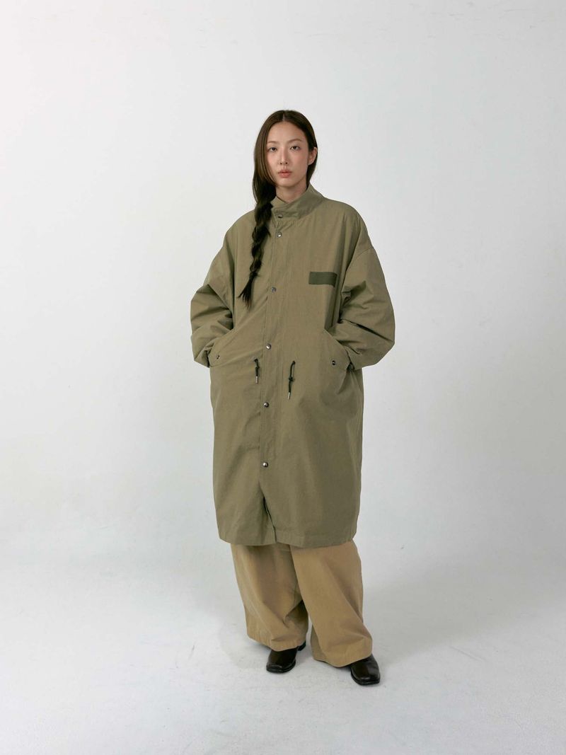 Vintage Safari Puffer Jacket (Khaki)