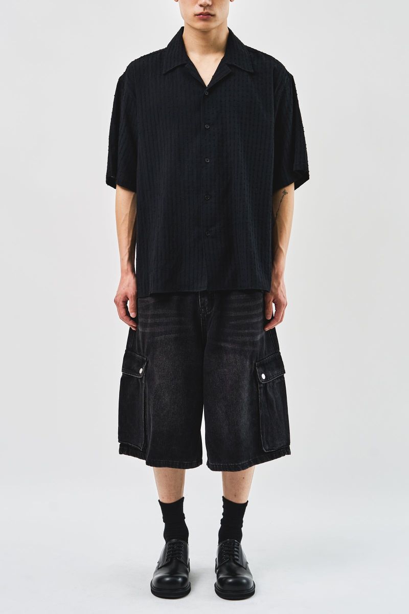 Baek Denim Cargo Bermuda (2color)