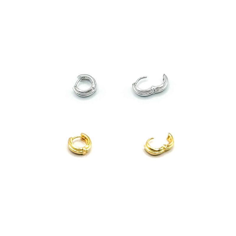ミニボールドピアス ( シルバー / ゴールド )