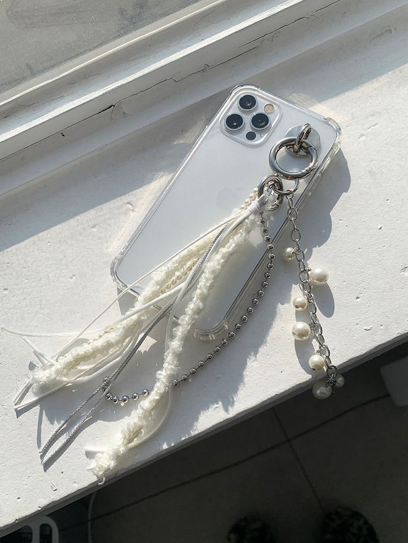 Boucle Mix Long Tassel Keychain
