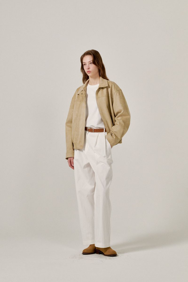 Suede jumper (Beige)