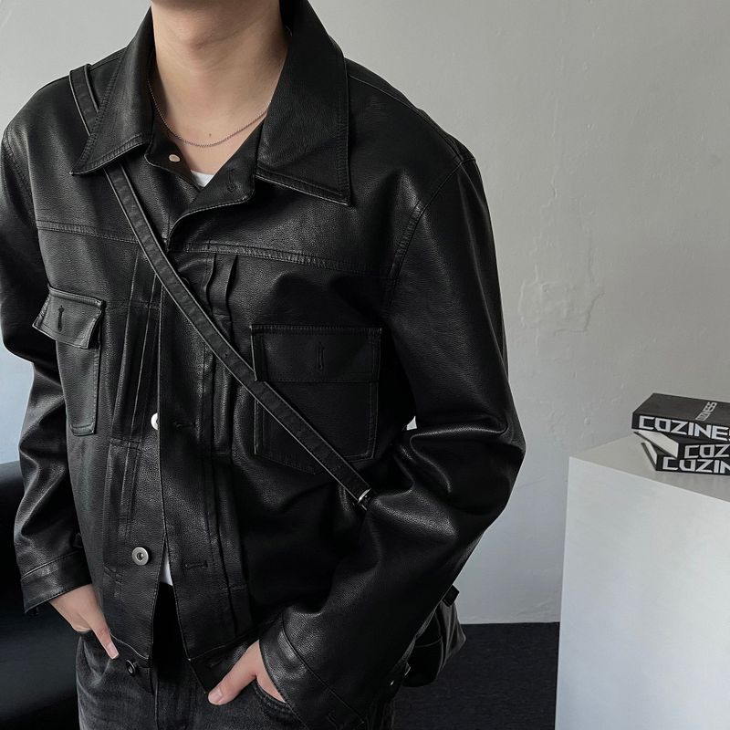 OWN Tony Garment Leather Tracker Jacket (3 colors)