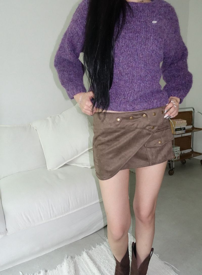 Angora Knit Sweater