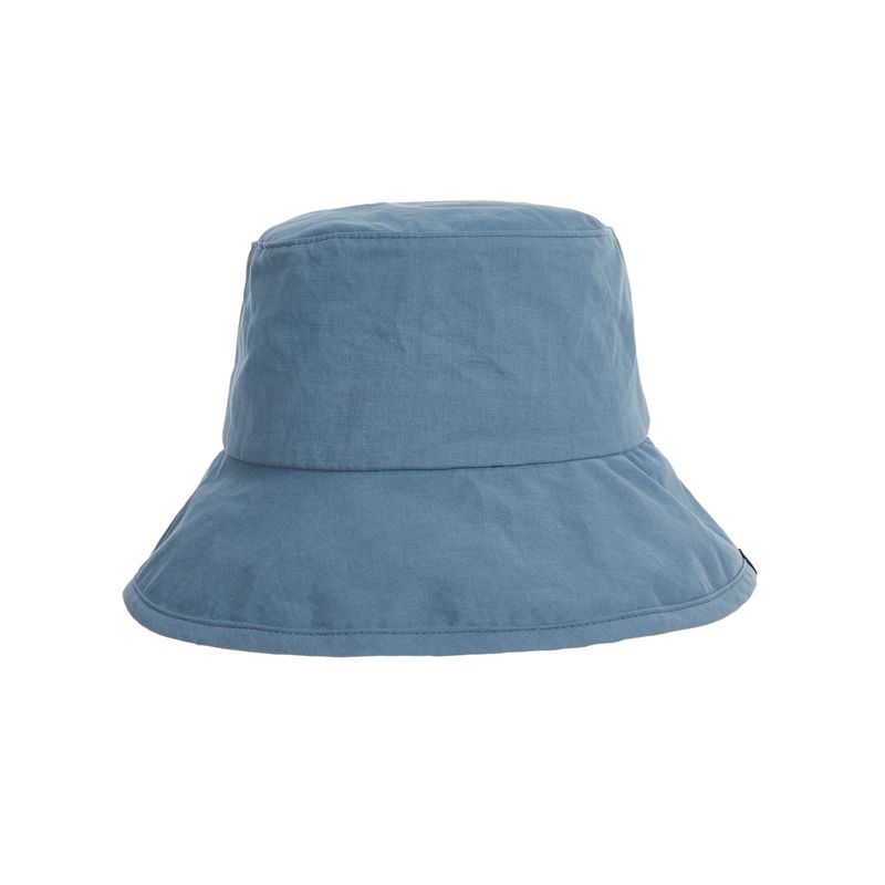 Wide brim wash bucket hat BLUE