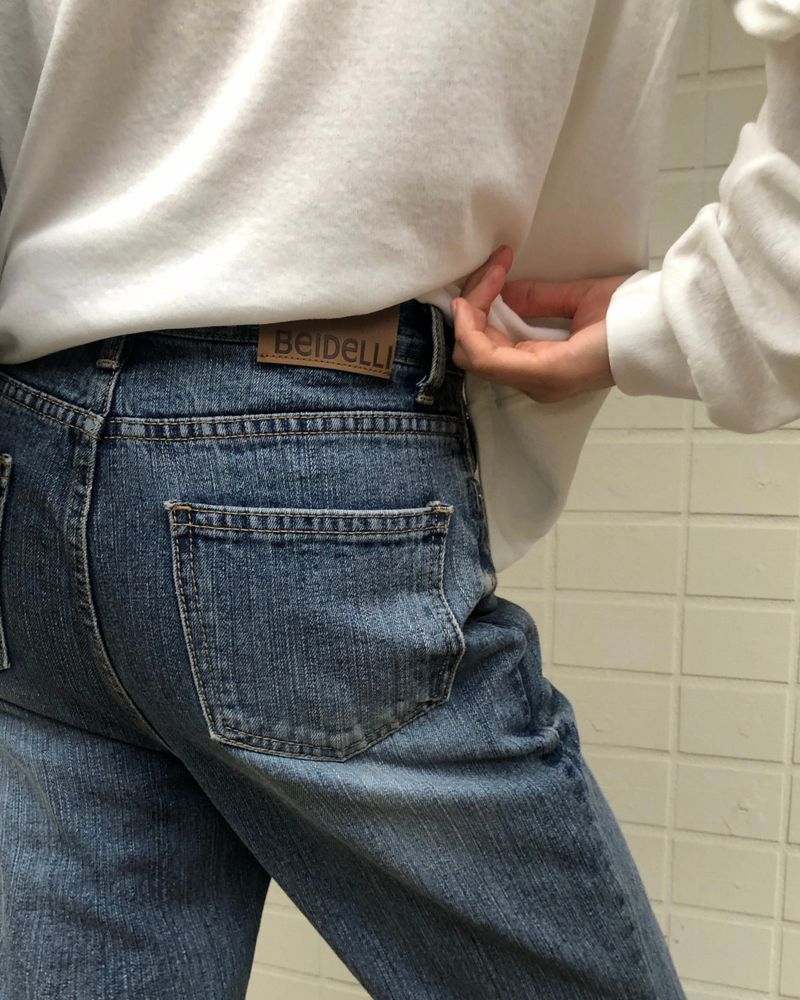 [ORIGINAL] Marine Bootcut Denim Pants