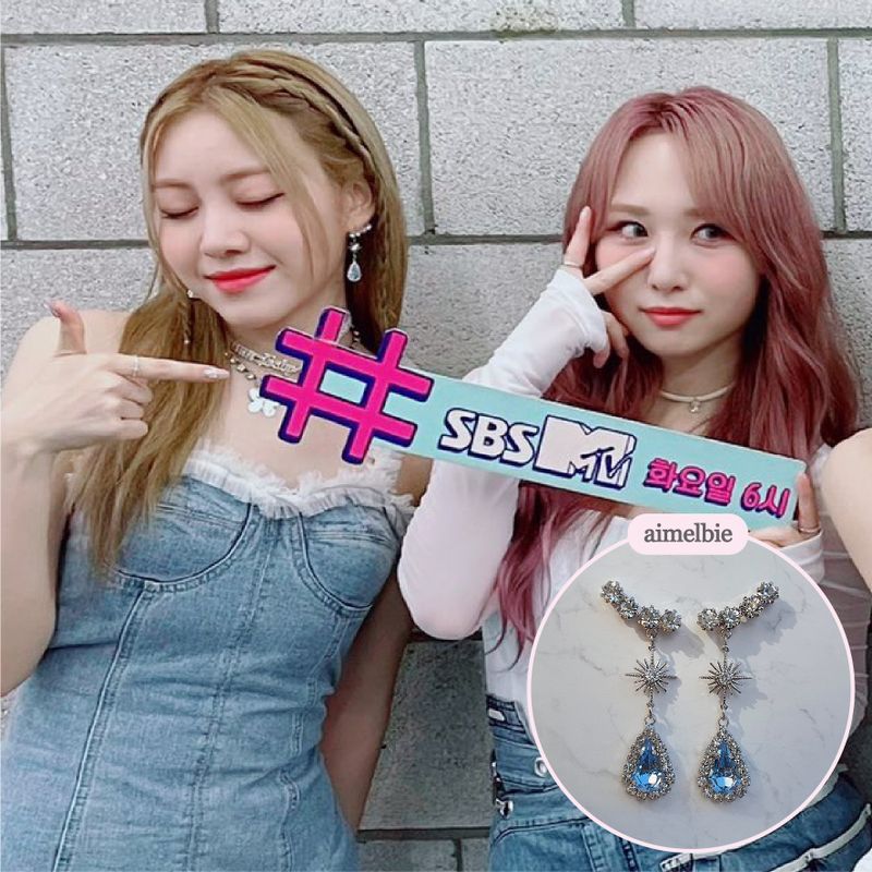 [IVE Liz Earring] Stellar Elf Earring - Light Sapphire