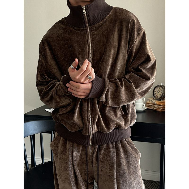 LAURANT（ロラン）の「[SET UP가능] Velvet track zip up(4color)（Jackets/Outerwear）」