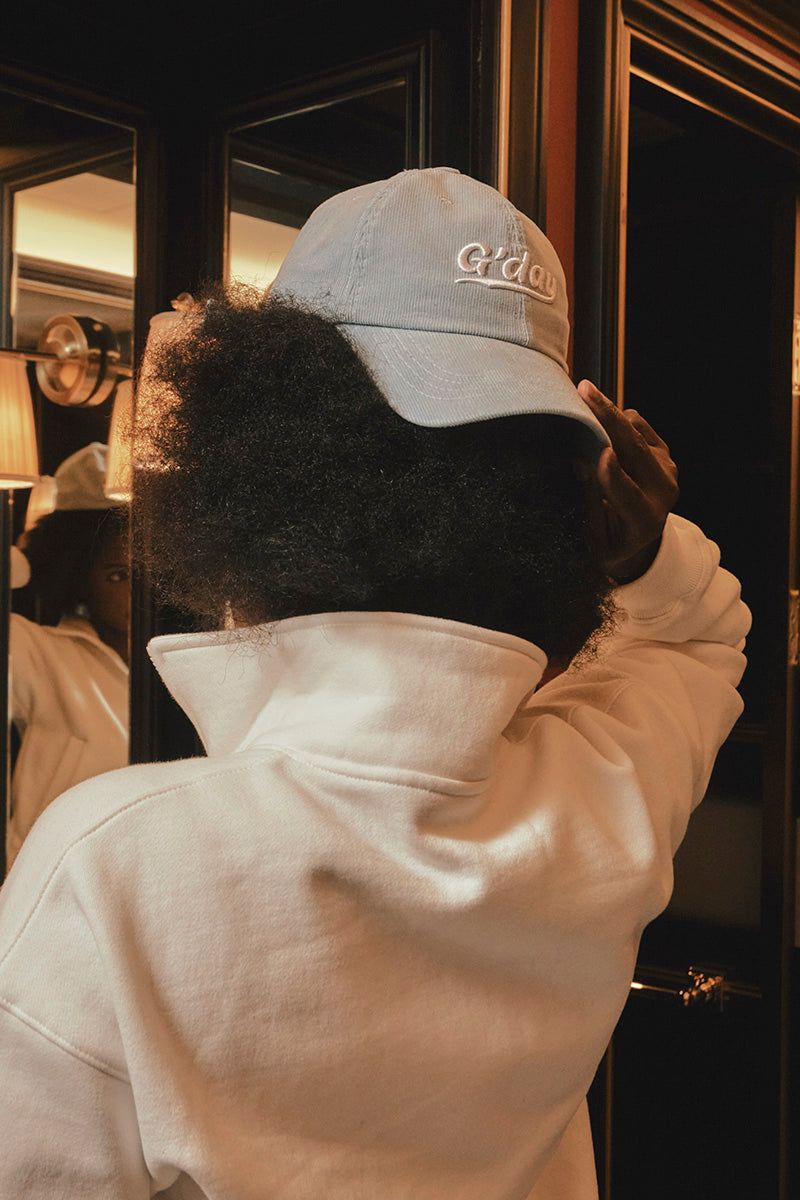 G'day coduroy ballcap(sky)