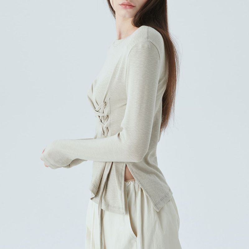 CORSET UNBALANCE TOP / BEGIE
