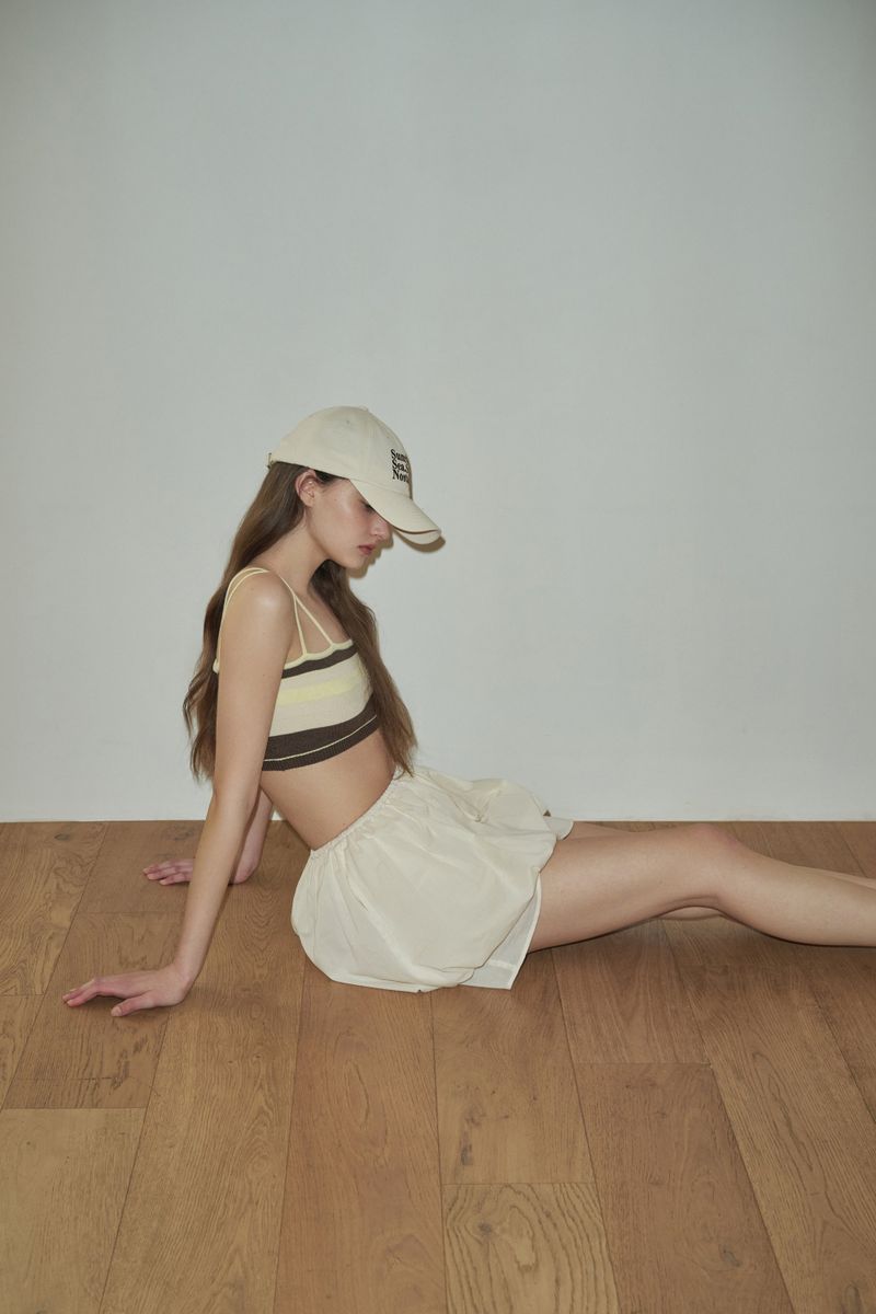 NOSTALGIA baseball cap_ivory