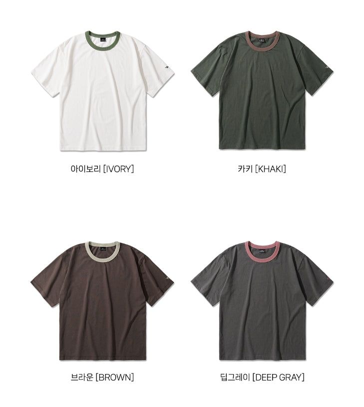 26SS★ Choker Pigment Ringer Short Sleeve T-shirt
