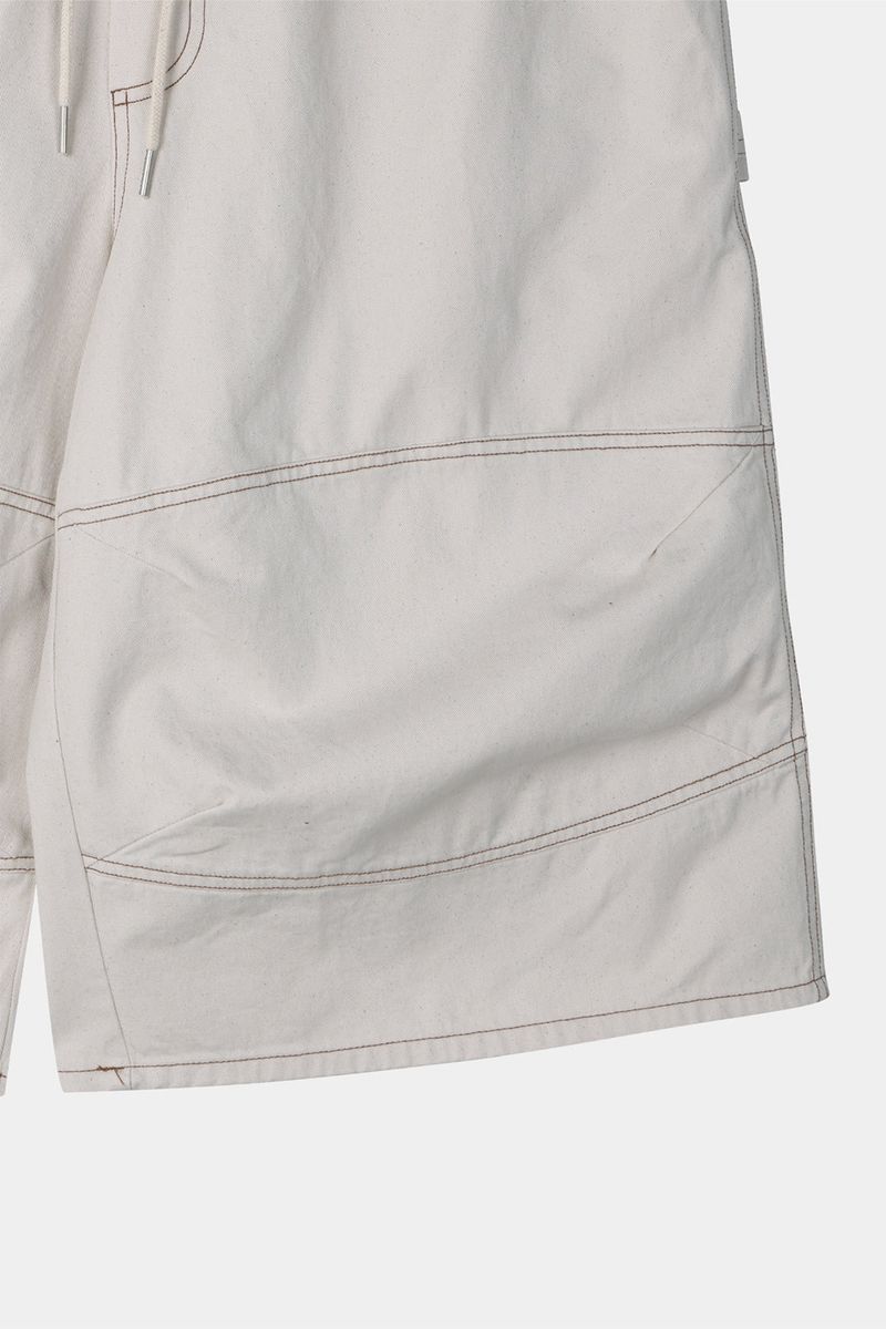 Washed Volume Carpenter Bermuda Pants