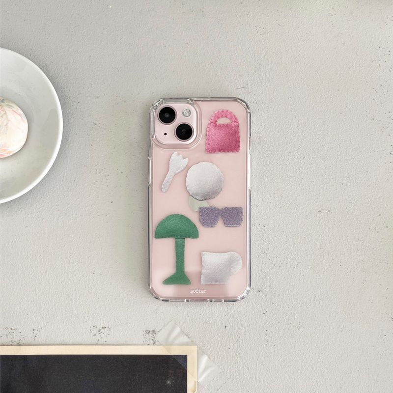 [MADE] favorite things jelly hard case (pink)