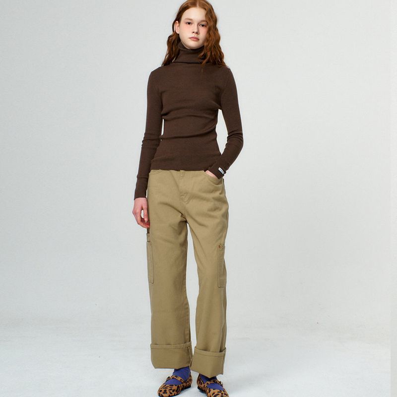 Basic Turtle Neck Knit_5Color