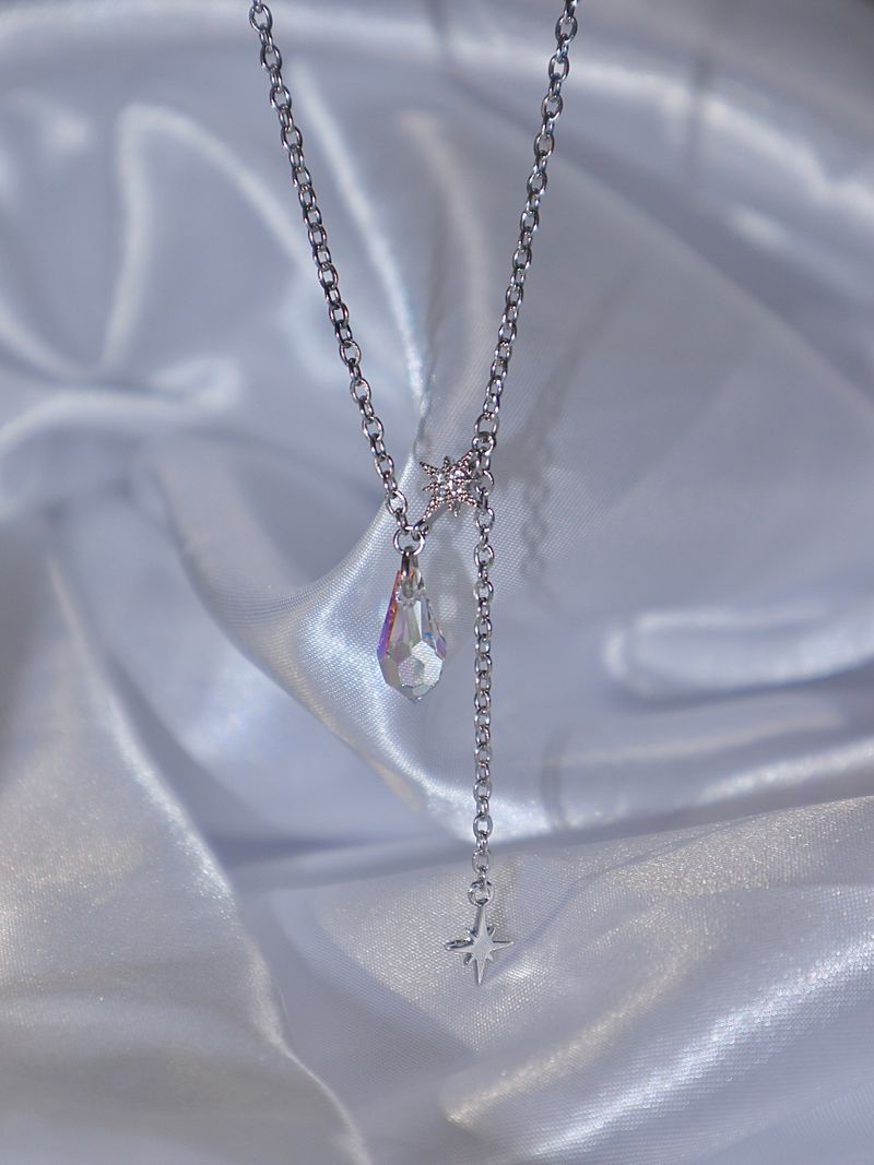 crystal mood necklace