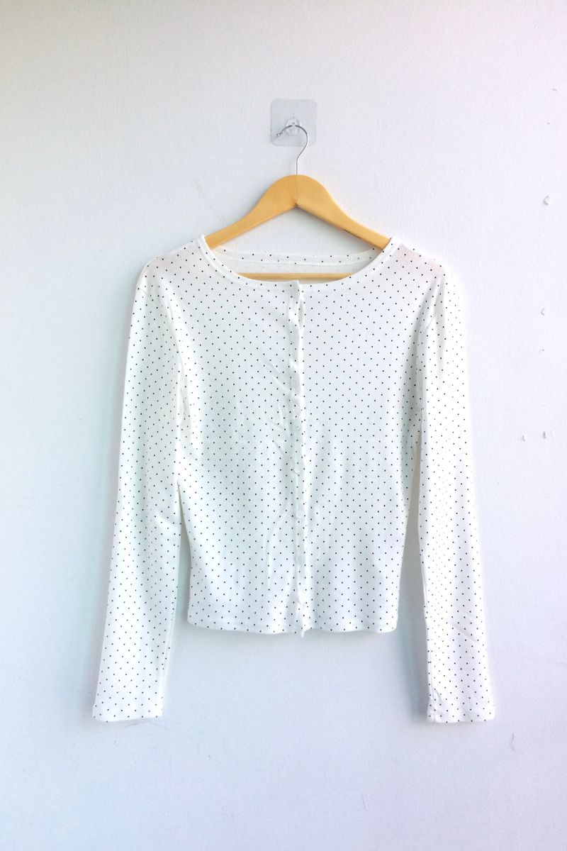 Round Pick Dot Cardigan