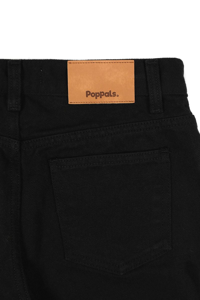 Pintuck Bootcut Pants [Black]