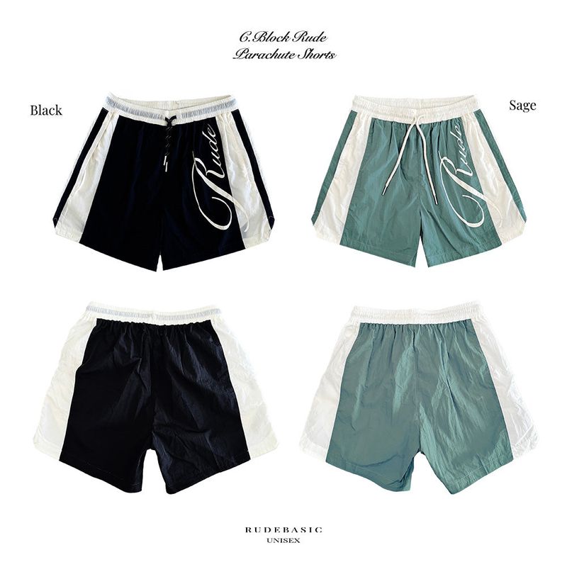 Rudebasic（ルードベーシック）の「Block Rude パラシュートショーツ（パンツ）」