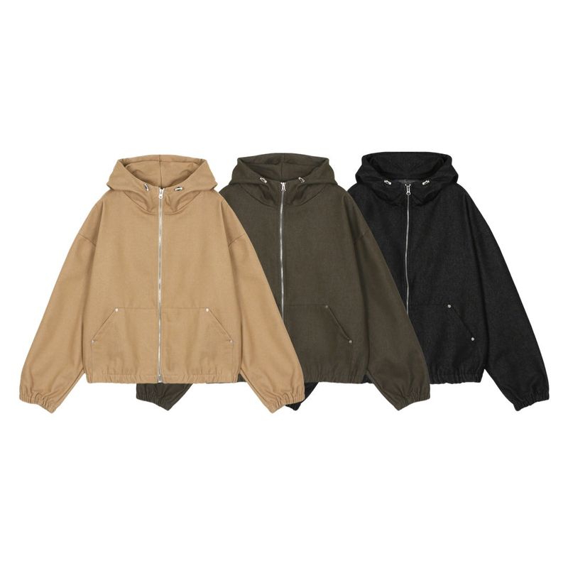 Overcast Hood Cropped Jumper (3 Colors)