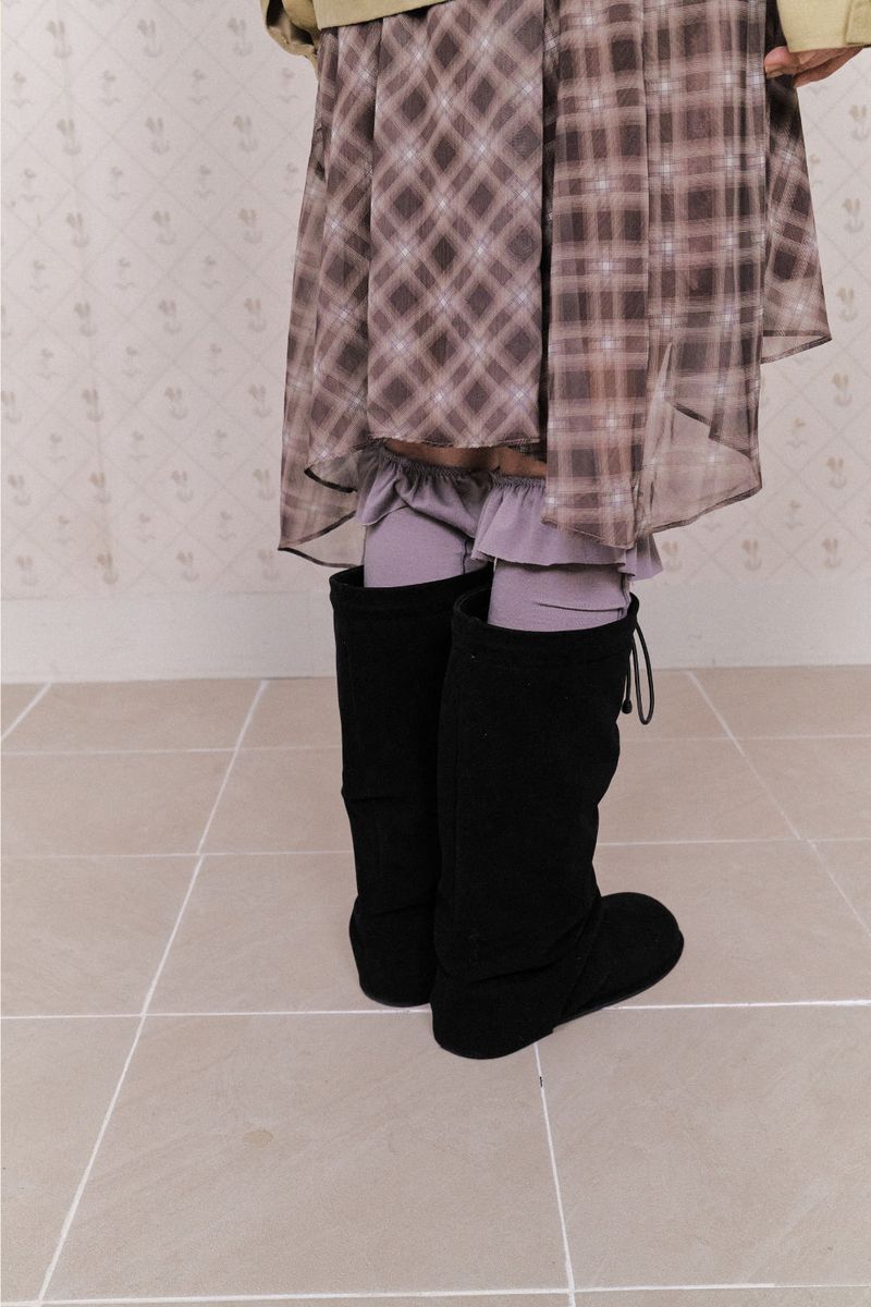 Nutty Suede Long Boots(1color)