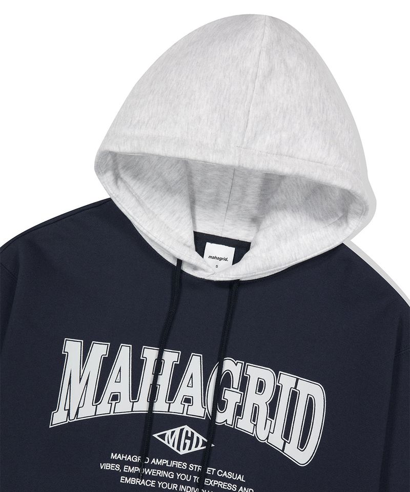 BASIC COLOR BLOCK HOODIE
