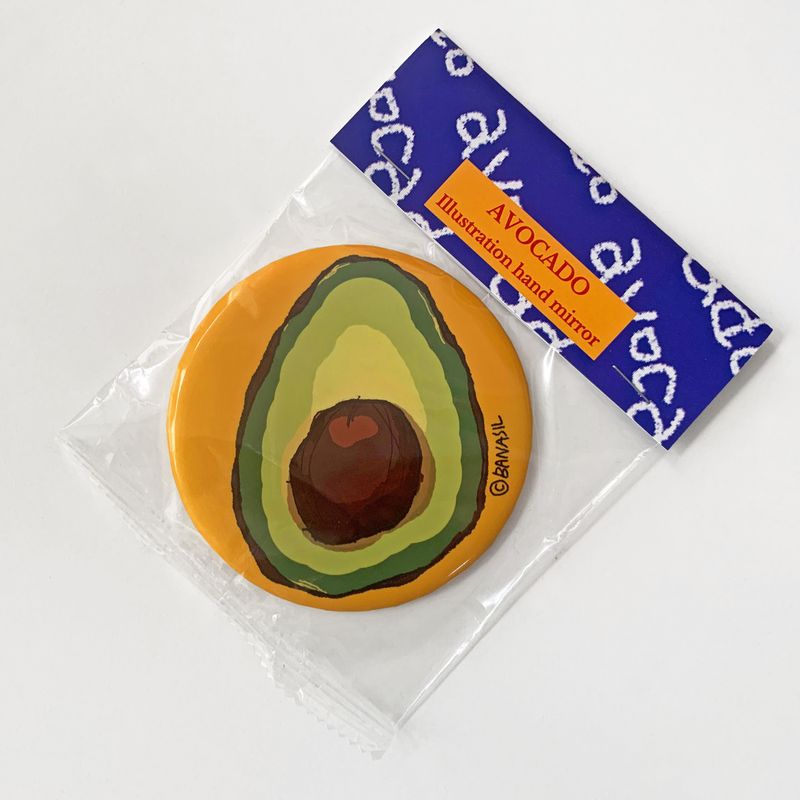 BANASIL SHOP（バナシルショップ）の「アボカドハンドミラー（ファッション小物）」