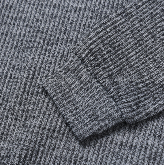 Hendes Daily Ribbed Semi-Zip Up Knit