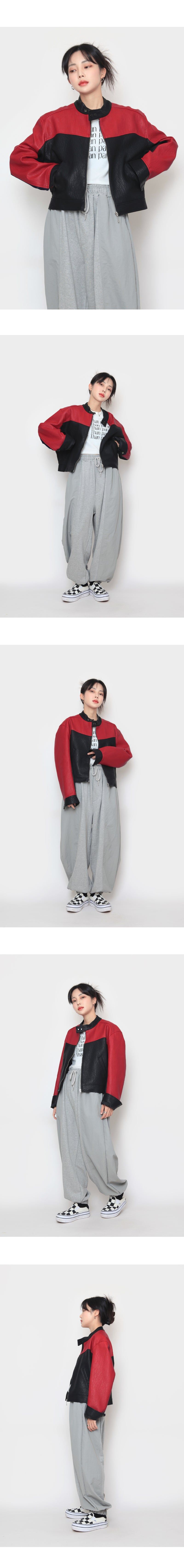 Racing Crop Leather Jacket