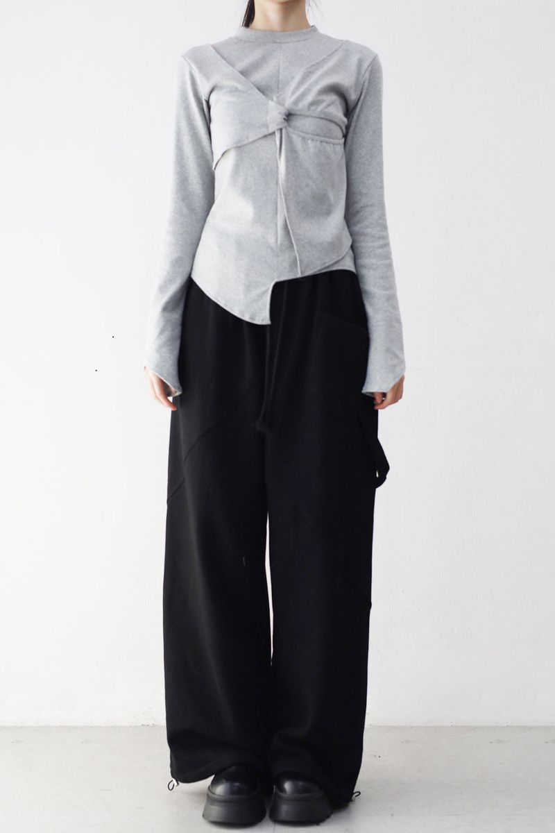 Twisted Slit T-Shirt