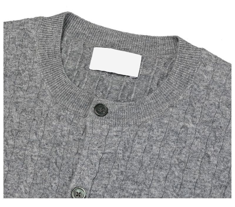 ASCLO Italy Twist Round Cardigan (8color)