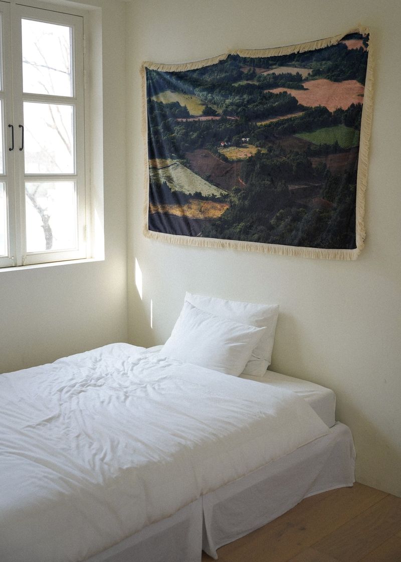 green village tassel blanket