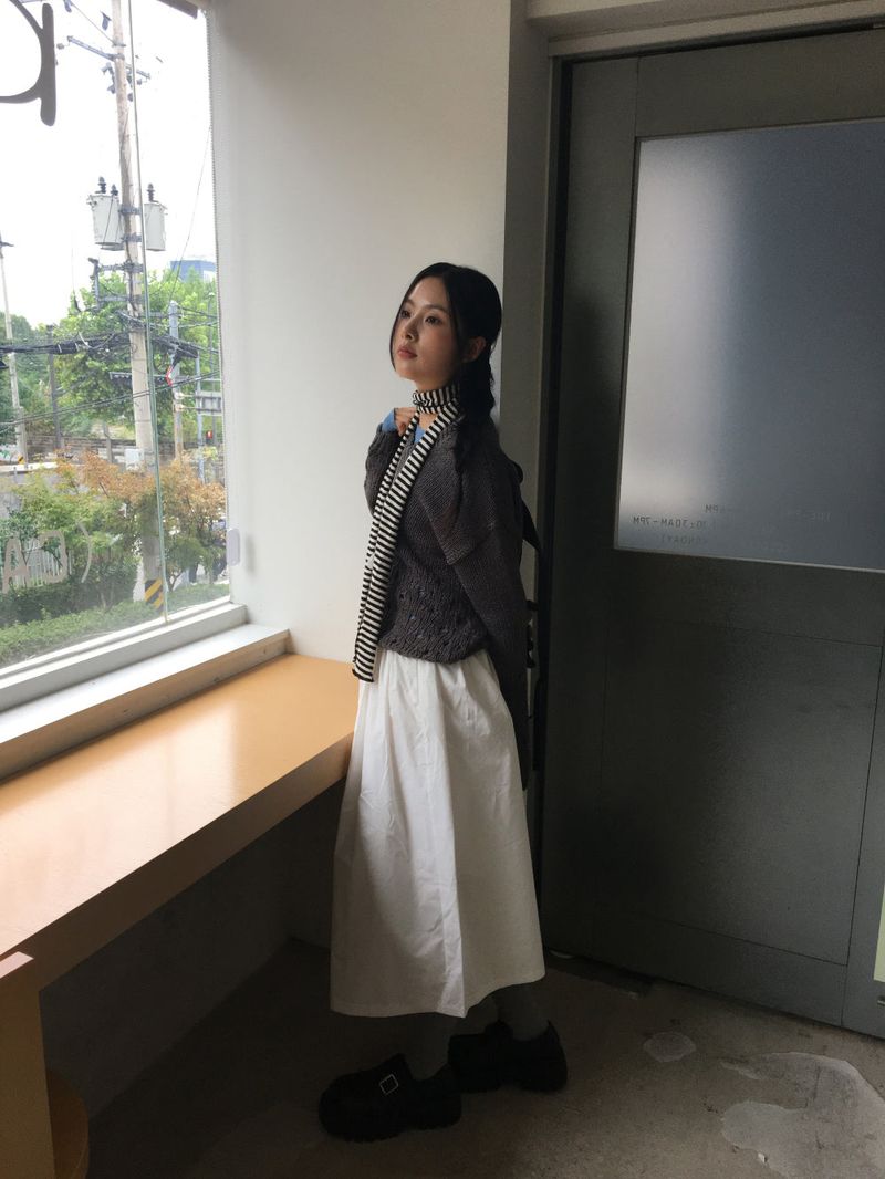 Ripley flare skirt (2color)