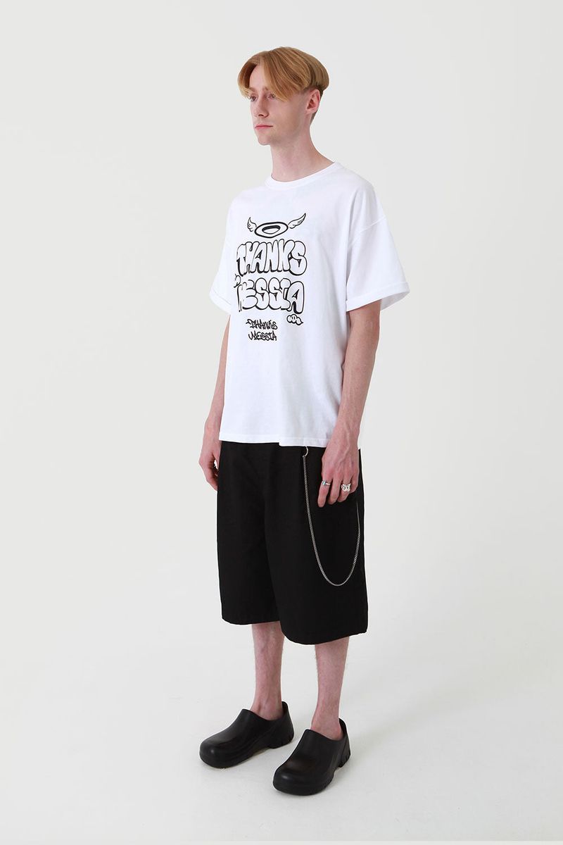 ARCHIVE BUBBLE FONT TSHIRT-WHITE